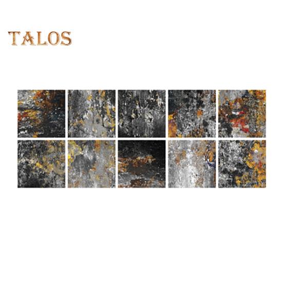 TDStore 10Pcs DIY Decro Self Adhesive Waterproof Marble Crystal Film Tile Wall Stickers