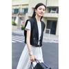 Elegantes, zweireihiges Westentop mit Revers
