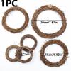 Artificial Rattan Frame Home Room Wedding Christmas Halloween Outdoor Yard Decor Gifts Bride Wreaths Courtyard Railing Accessory