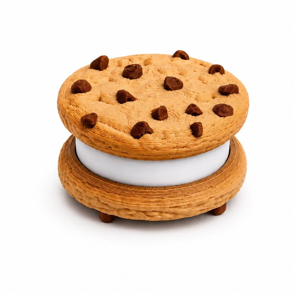 3D Printed Dessert Toy Stress Clicker for Adults Kids