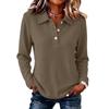 Women's Long Sleeve Color Casual Top for Everyday Wear