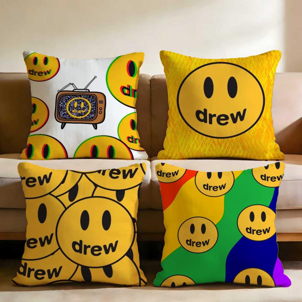 Fashion D-Drew H-Hous Cushion Cover Multi-Scene Pillow Cover for Home & Car - Reversible, Soft & Durable for Daily Use