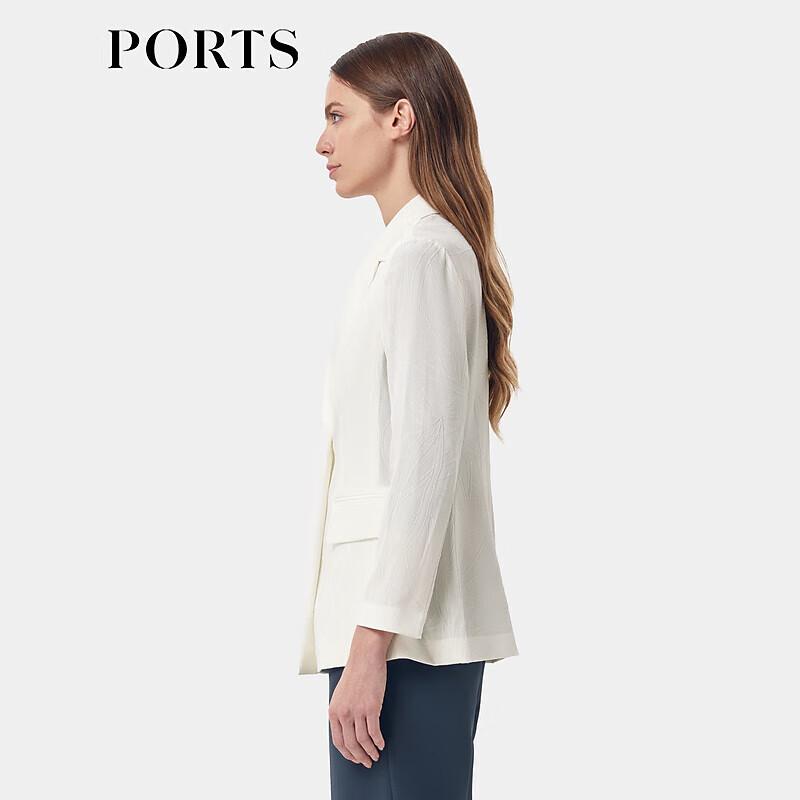 PORTS Women's Plaid Silk Blend Jacket