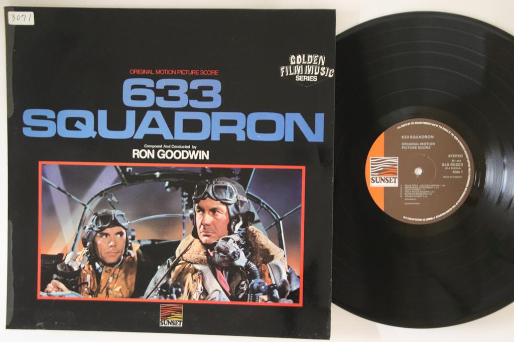 LP Record OST, RON GOODWIN - 633 Squadron SLS50203 SUNSET UK Soundtracks & Musicals Used