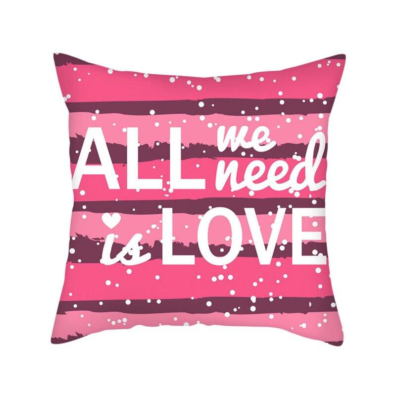 Buy Fuwatacchi Happy Valentine's Day Pillow Cover Love Flower Forever