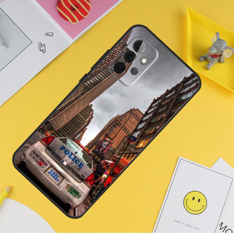 Police Car Case For Samsung Galaxy A53 A33 A23 A13 A06 A56 A16 A36 A55 A35 A17 A54 A34 A14 A52 A32 A15