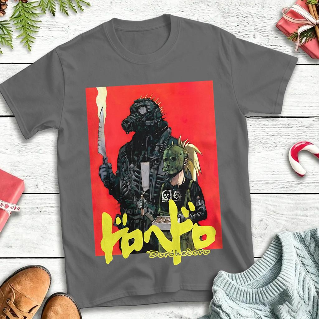 Crazy Dorohedoro KaiUnisex TShirts Unisex Round Collar Cotton T Shirts Short Sleeve Tees Gift Idea Tops