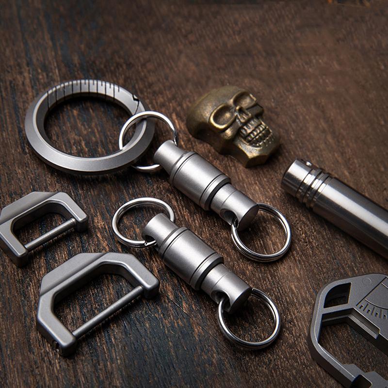 Rotate Buckle Portable Multifunctional Edc Outdoor Tool Titanium Alloy Waist