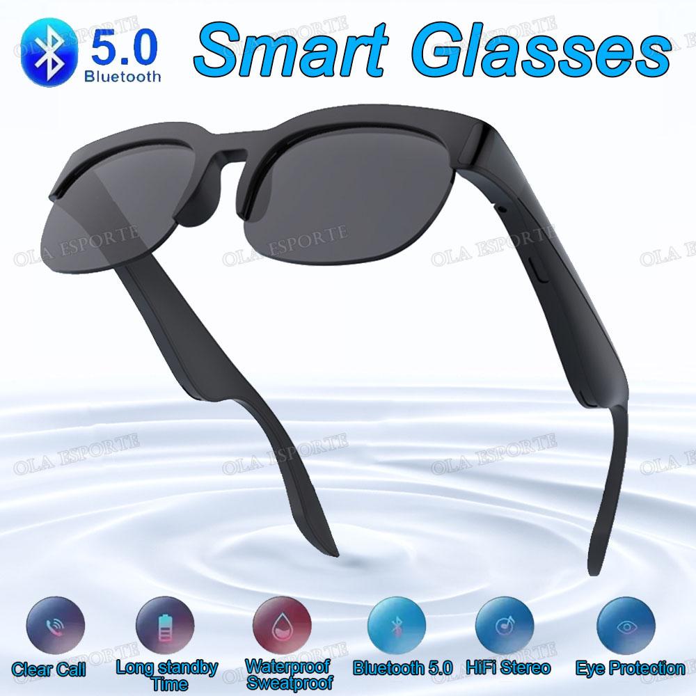 2026 Smart Glasses AI Voice Intelligent Bluetooth Call Music Playback Glasses Touch Headset UV Protection Sunglasses Man Women