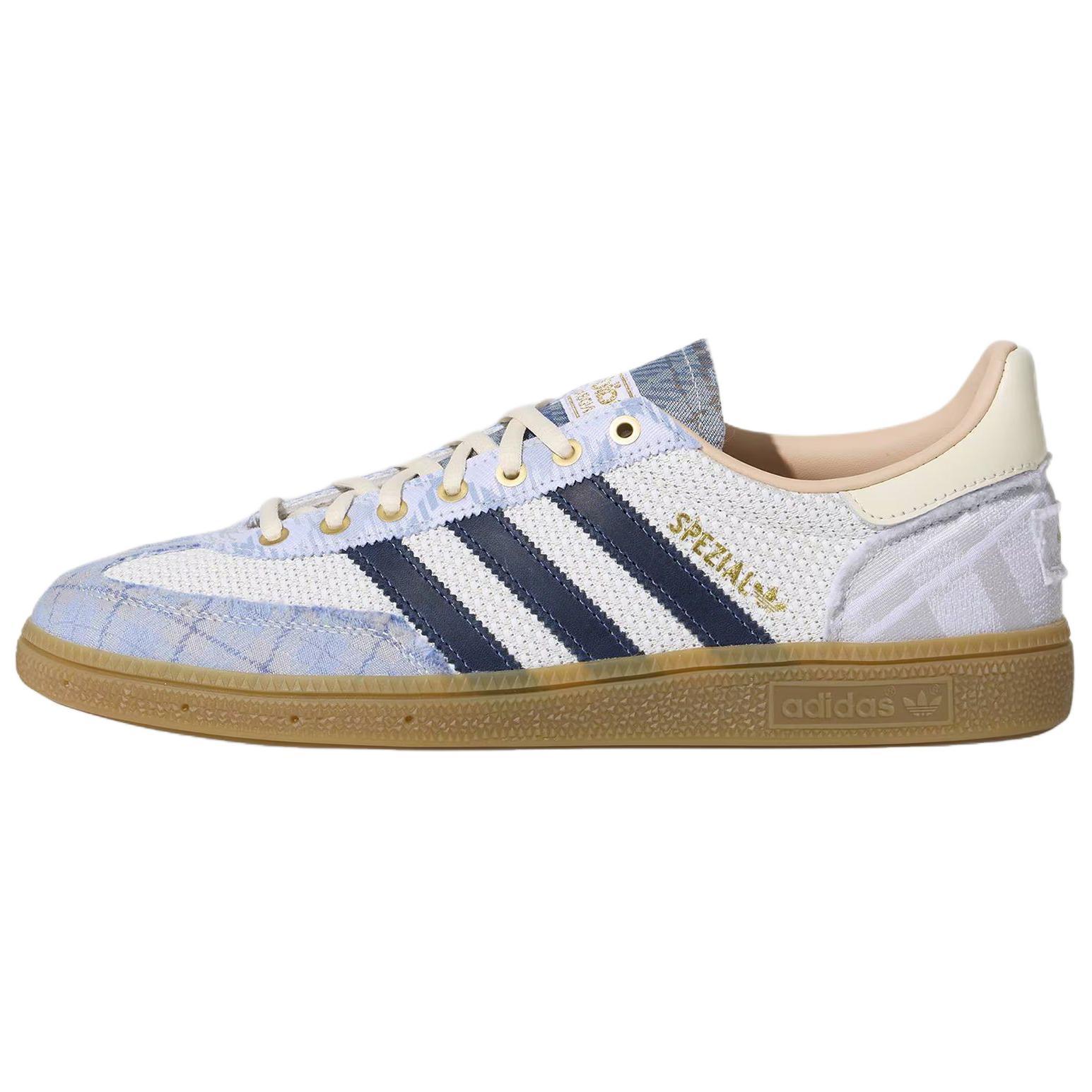 

Adidas Originals Handball Spezial Classic Sports Comfortable Fit Training Shoes Unisex Shoes White Blue KI5574 38