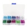 600pcs Calabash Shape Safety Bulb Pins Colored Iron Metal Knitting Pins  For Sewing