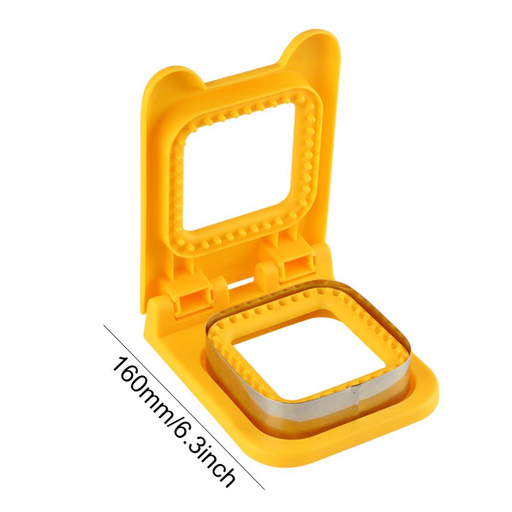 Square Uncrustables Sandwich Maker Cut and Seal Stainless Steel Crustless Bread Sandwich Sealer Remove Bread Crust Easy To Use