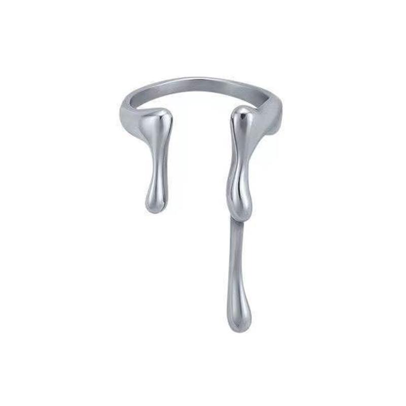 

Chunky Vintage Silver Stackable Knuckles Rings Finger Rings Neutral Retro Ring Y2K Knuckles Rings for Women Girls 1