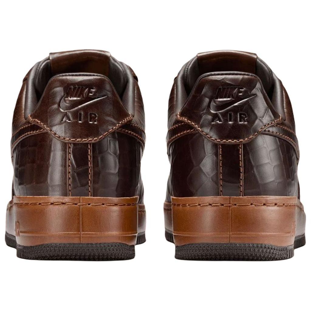 Nike Air Force 1 Low Top Skateboard Schuhe Herren Braun Schwarz Sneakers II7090-222