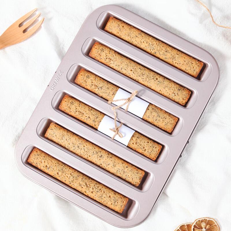 Chefmade 6-Cavity Non-Stick Financier Baking Mold