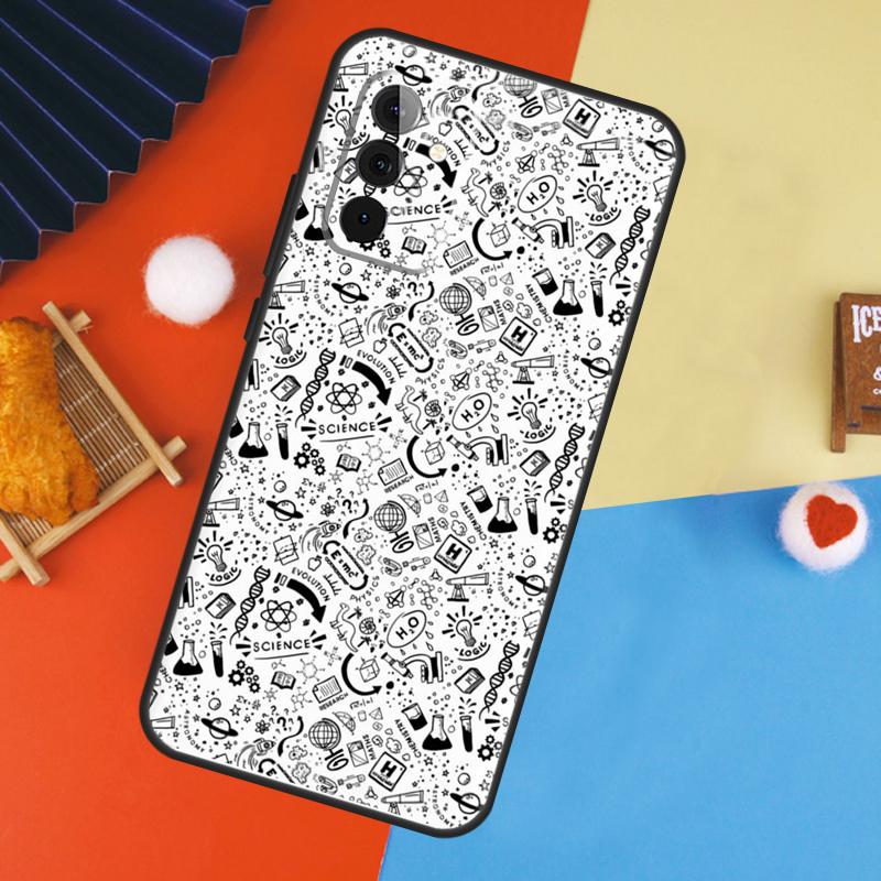 Vintage Chemie-Labor-Hülle Für Samsung Galaxy A54 A34 A14 A55 A35 A33 A53 A13 A23 A17 A06 A16 A56 A36 A52 A32 A15