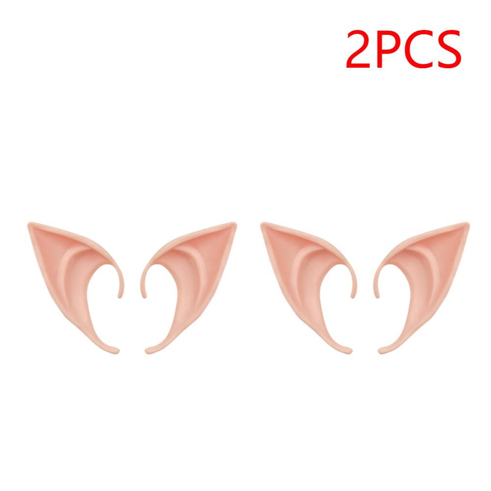 1-20pair Mysterious Angel Elf Ears Artificial Latex Ears for Halloween Decor Fairy Cosplay Costume Masquerade Accessories