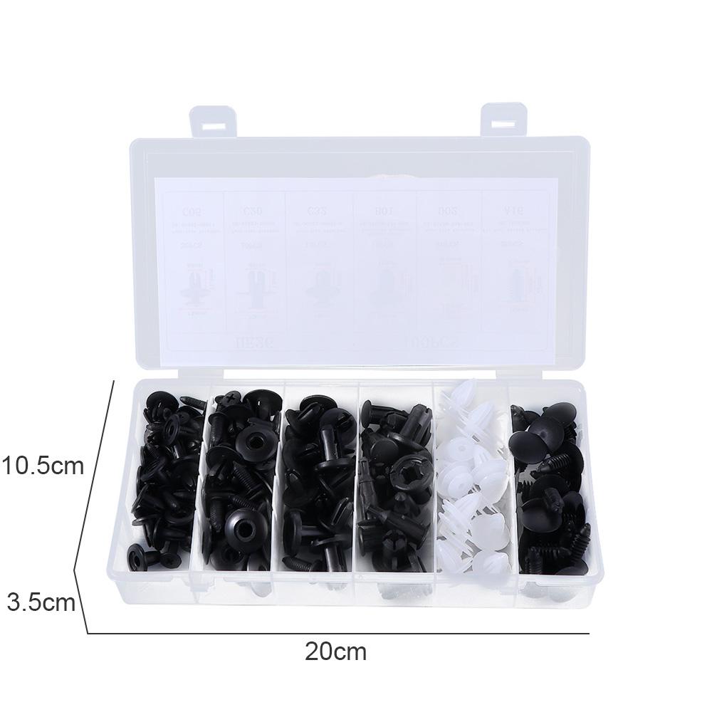 Plastic Rivets Car Bumper Auto Fastener Clip Car Retainer Kit Car Fastener Kit Car Rivet Fasteners