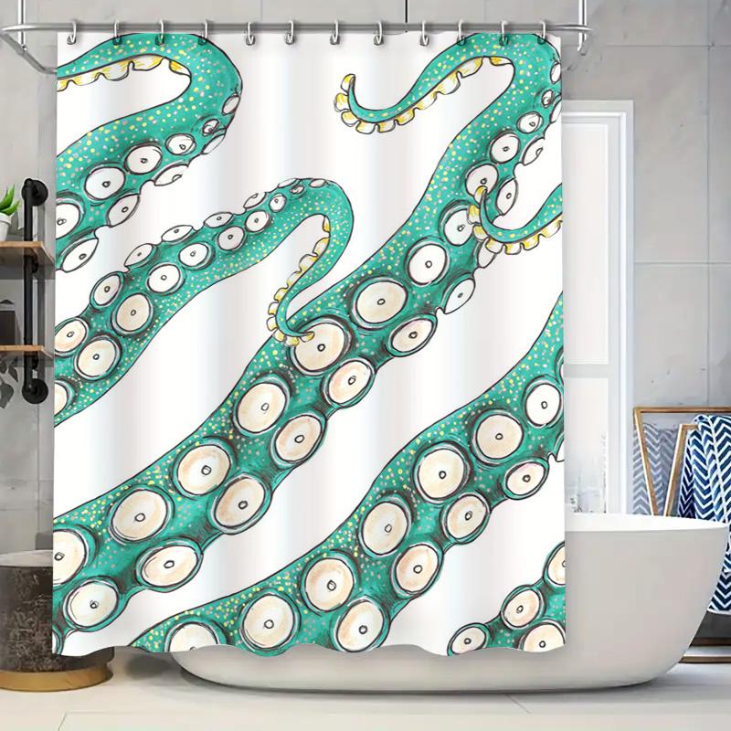 

This English Title Captures Key Search Keywords Such As Modern Bath Mat Pattern, Shower Curtain Set, Bold And Vibrant Design, Ba W60H190(CM)-1 Pcs
