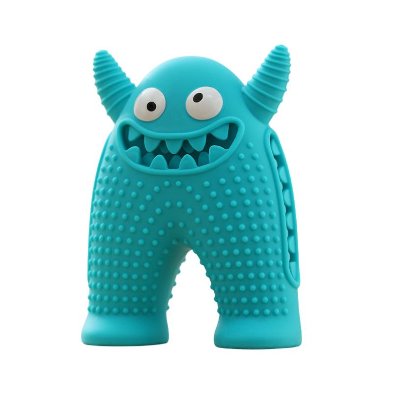 Monster Pet Chewable Toy Silicone Dog Grinding Teeth Bite Resistant Gift Audible