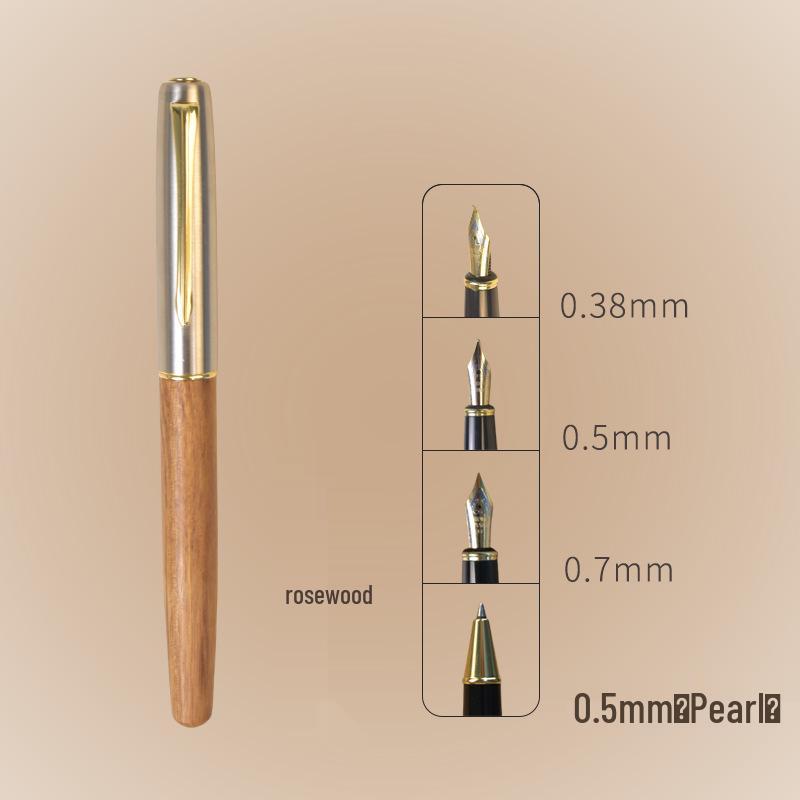 

Ретро Чернильная ручка для каллиграфии и подписи из массива дерева 0.5mm (Straight Nib)