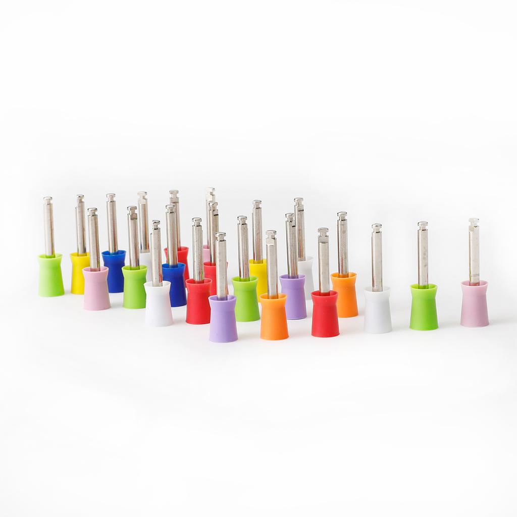 100pcs/box Dental Lab Nylon Buckle Dental Polishing Cup Disposable Dental Care Brush Head Prophy Cup Polishing Cup