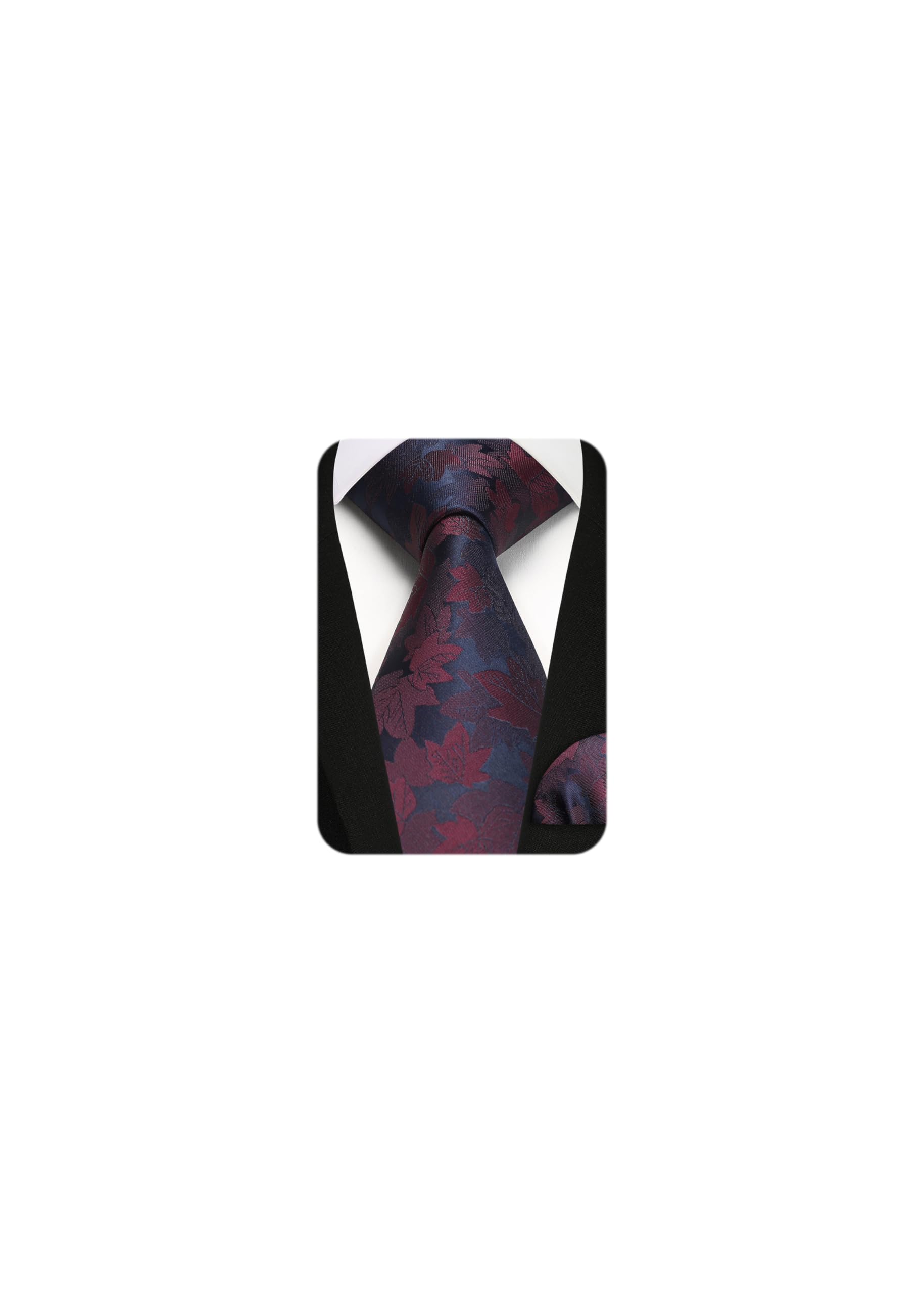 

Галстук Красный Осенние Листья Японский Узор Стильный Свадебный Главный Бренд Шелковый Узор Осень [Enlision] Мужской