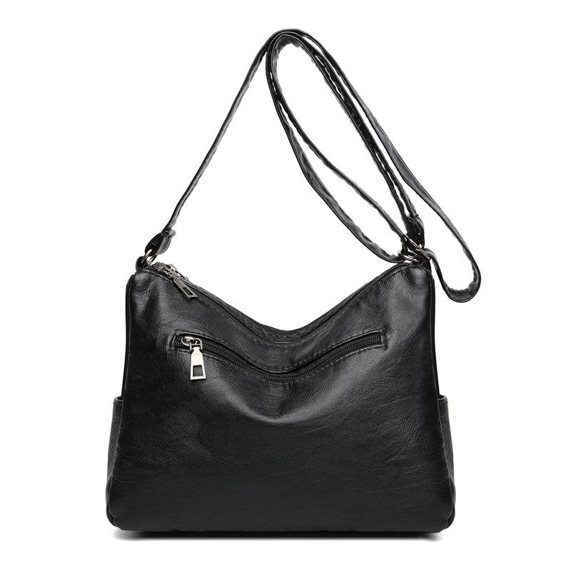 Women Crossbody Bag Large Capacity Korean Shoulder Bag Mini Square Bag Minimalist Embroidered Mom Bag Casual Bag