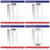 Plastic Crack Width Gauge Transparent Spot Inspection Ruler  Manufacturing