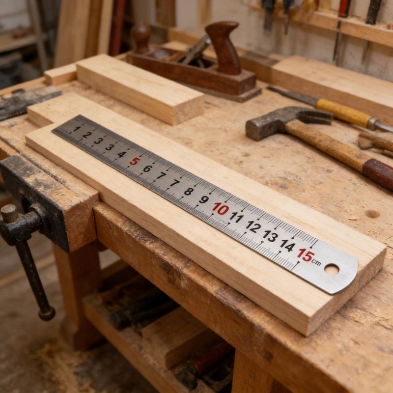 15/20/30/40cm Metal Measuring Marking Gauge with Slide Stop Carpentry Square Woodworking Tools Carpenter Scribing Ruler