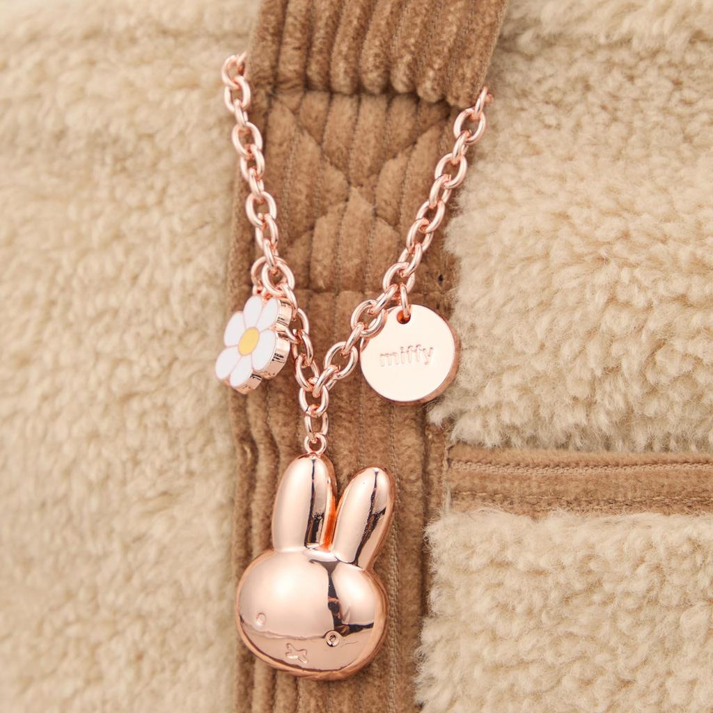 Hapitas Miffy Boa Tote Bag Ivory 6084, Medium, B300,