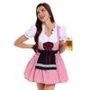 New Oktoberfest clothing Bavarian love beer clothing plaid dress maid clothing