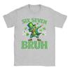 Funny   Meme  Six Seven Bruh St Patricks DayTShirt Summer Pure Cotton TShirts Unisexs Harajuku Casual TShirt ShortSleeve