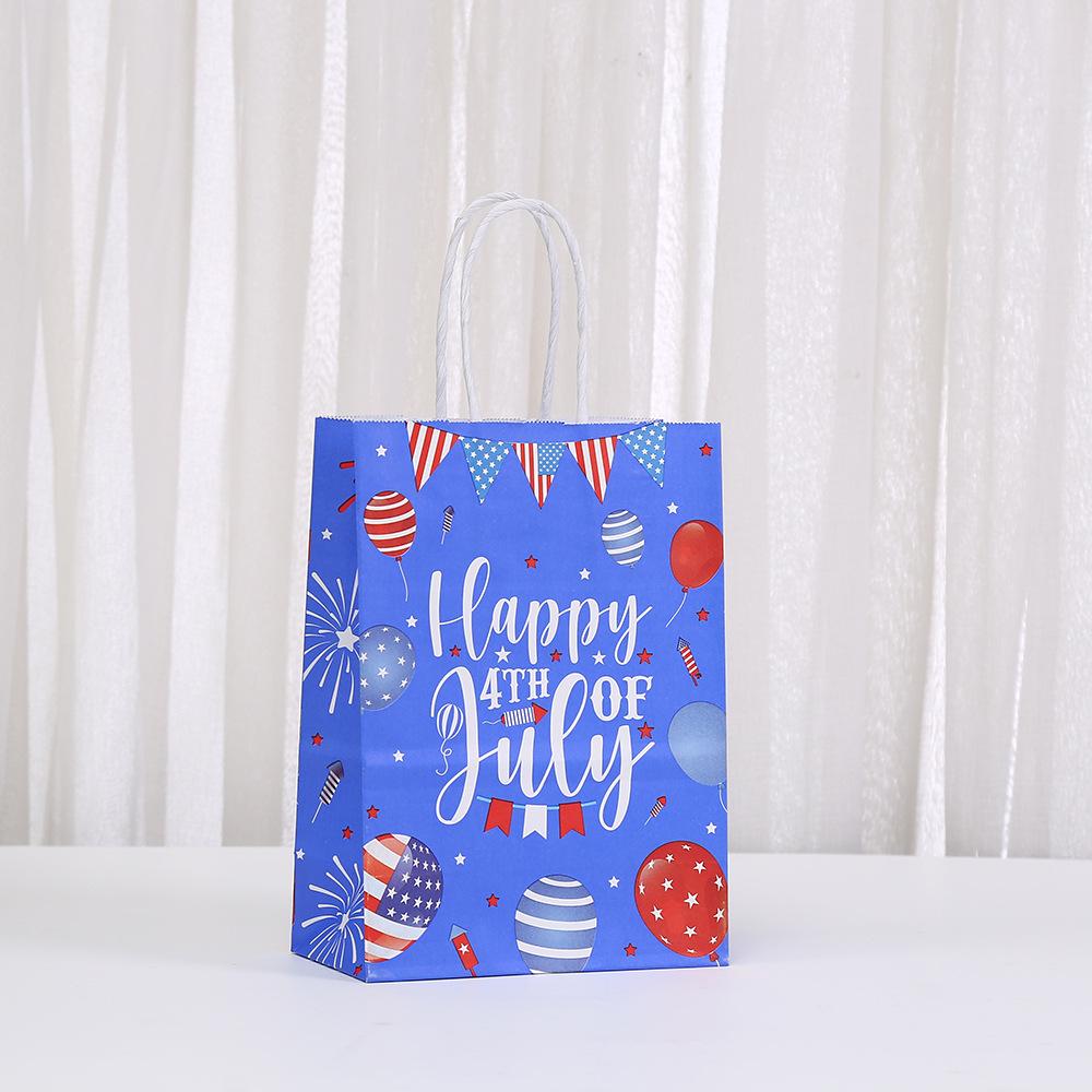 StoBag, Eco-Friendly Independence Day Gift Bags with Handles for July 4th Celebrations, Patriotic Parties Gifts