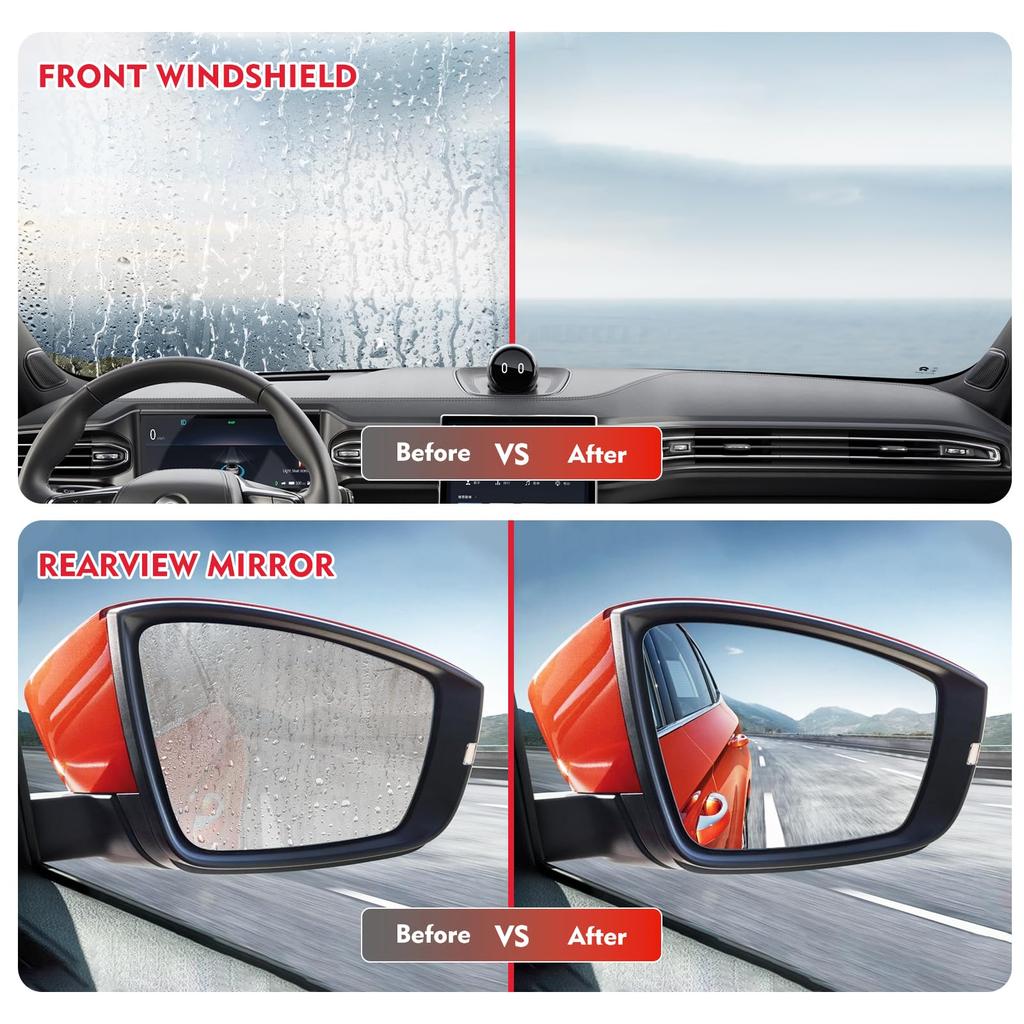 Car Glass Oil Film Remover Glass Cleaning Board Hydrophobic Glass Coating for Windshield Clear Window Auto Detailing Tool