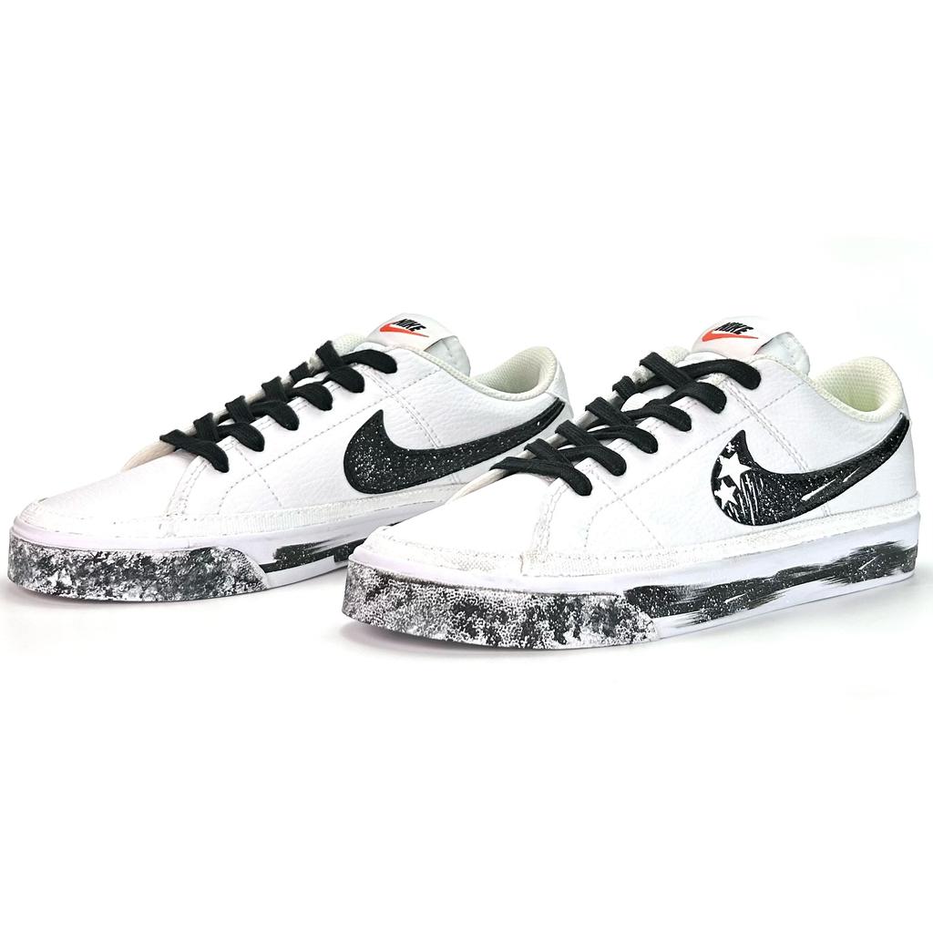 Nike Court Legacy YU Style In Motion, Star Abrasion Resistant Lightweight Wear Resistant And Lightweight Low Top DH3161-100(Team1188-YU)