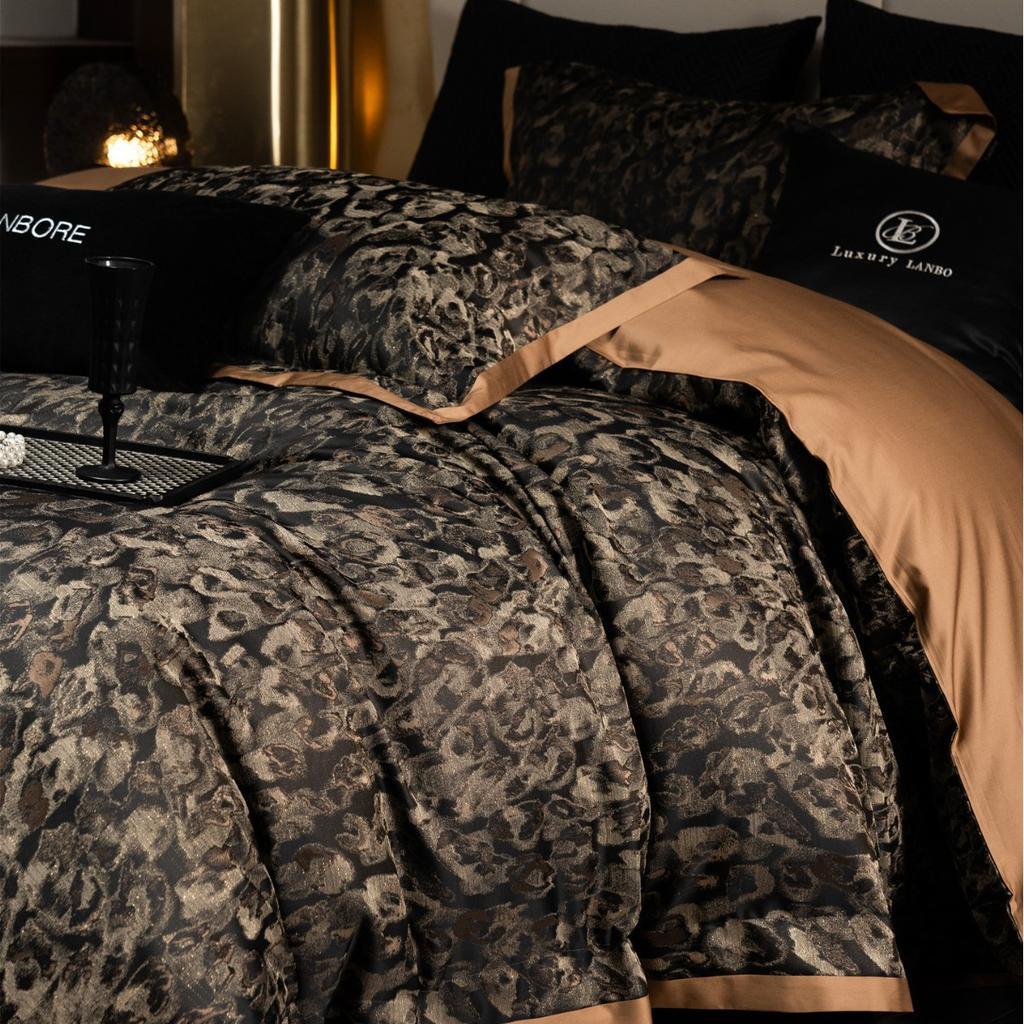 Light Luxury Style High-Precision Brocade Super Soft Bedding Bedding Pure Cotton Long-Staple Cotton