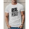 European Size PEAL NOT PERFECL Men's Short Sleeve T-shirt Summer T-shirt Top