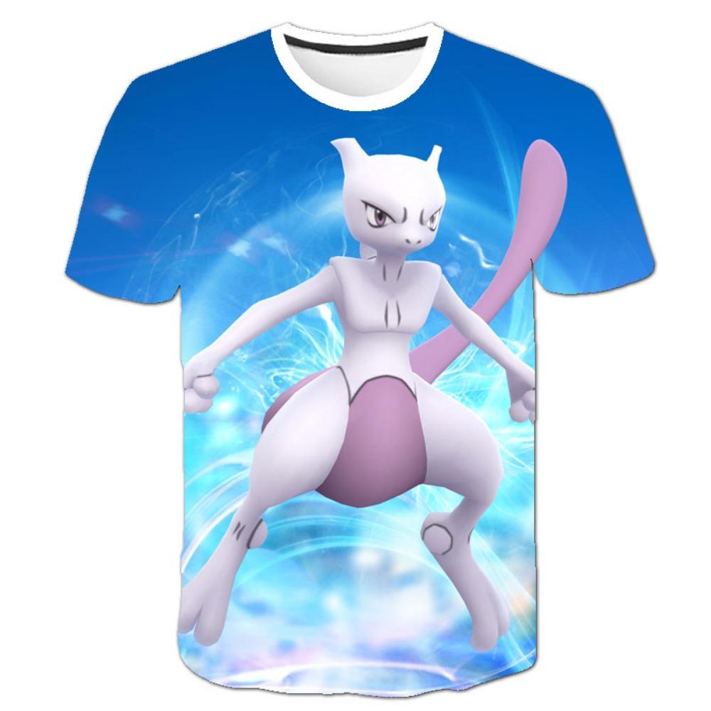 Koszulki dziecięce Topy dla dzieci Koszulka Pokemon Chłopcy Krótki rękaw Koszulka Pikachu Ubrania dla dziewczynek T-shirty Letnie Codzienne noszenie Koszulka dla dziewczynki