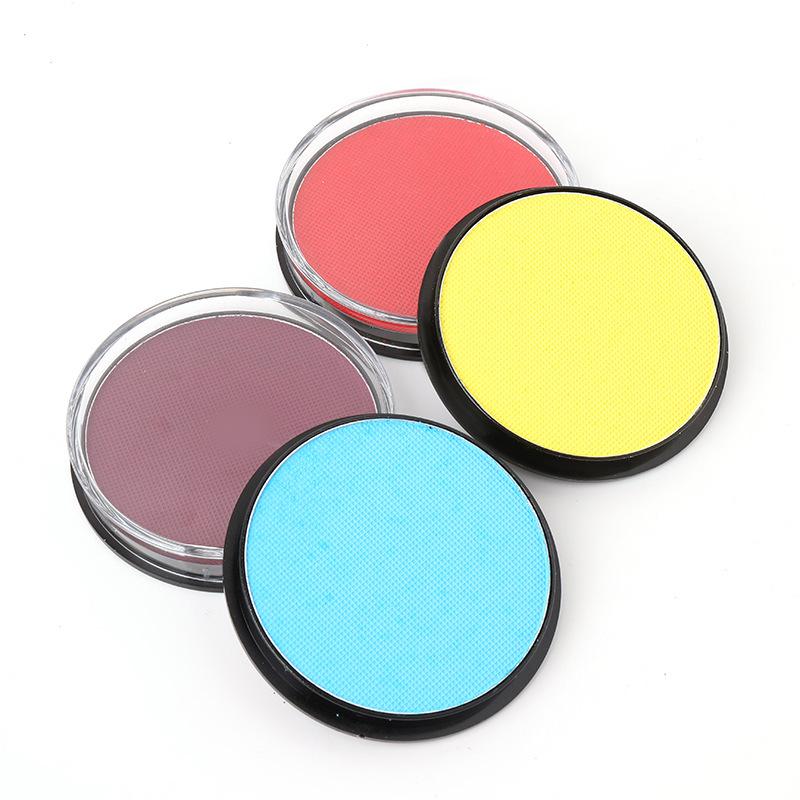 Cross-border 30g Round Disc Body Paint Pigment - Face & Stage Halloween Makeup Cream
