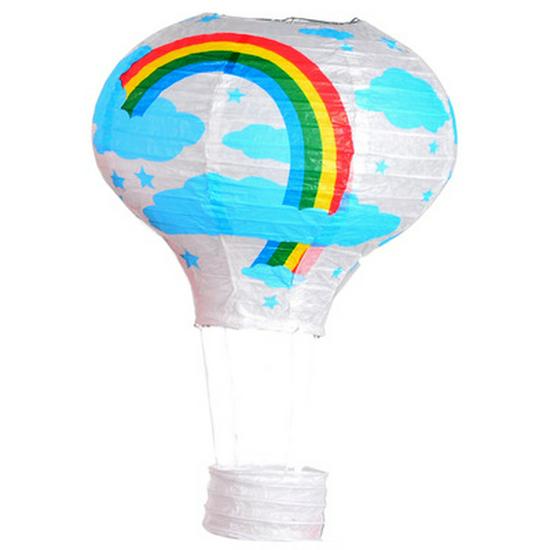Children's Cartoon Hot Air Balloon Paper Lantern for Weddings and Kindergarten Decorations