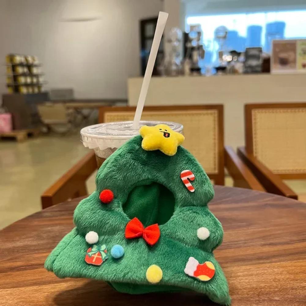 Peluche Animal Mignonne 10cm Poupée Coiffe Cape Poupée Porte-clés Jouet Fait Main Pour Décoration de Noël Comme Cadeau Pour Enfants