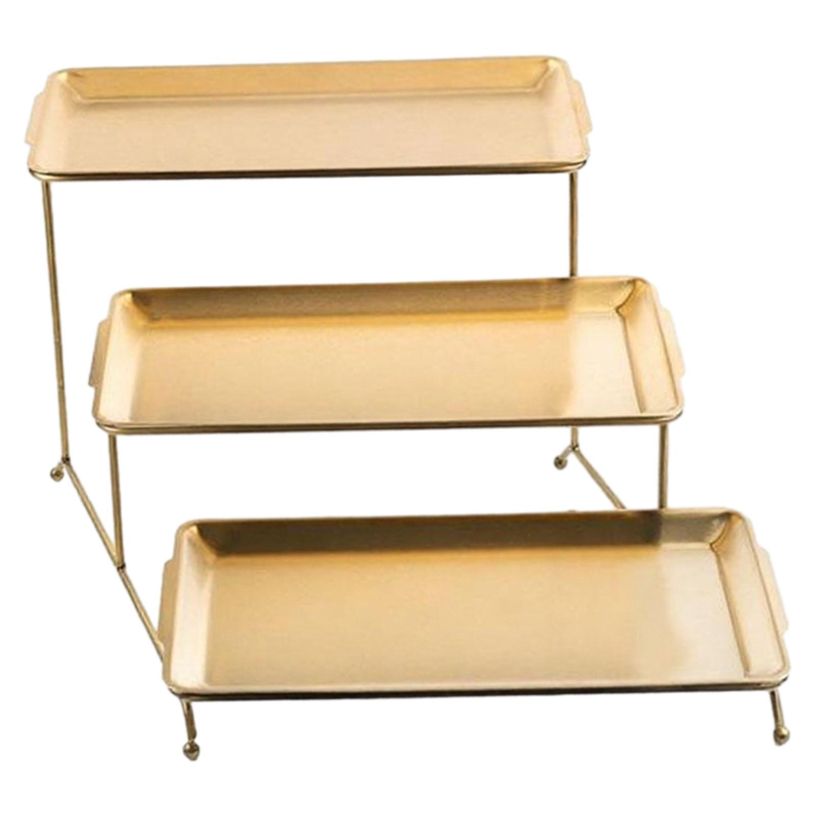 Fruit Rack Snack Holder Three Layer Breakfast Trays Countertop Storage Gifts 4580₽