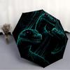1 st Dinosaurie Jurassic Vindtät Automatisk Söt Paraply, Lätt för Kvinnor/Män, Perfekt Julklapp a0811269
