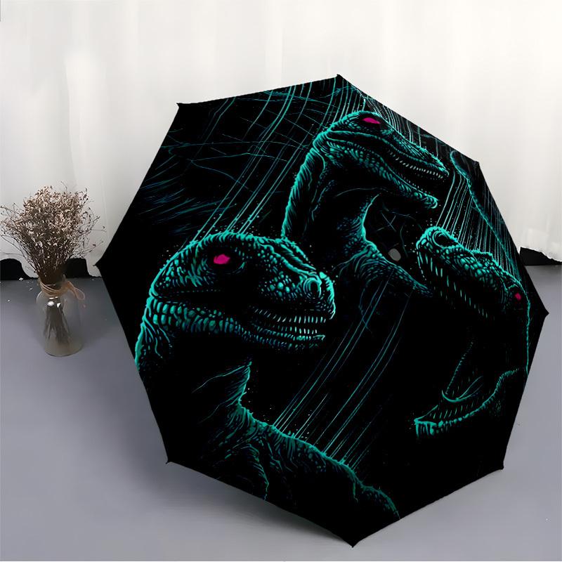 1 st Dinosaurie Jurassic Vindtät Automatisk Söt Paraply, Lätt för Kvinnor/Män, Perfekt Julklapp a0811269