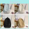 Minimalist Solid Color Backpack For Women And Men With Durable Nylon Material Suitable For Casual Travel And School Use