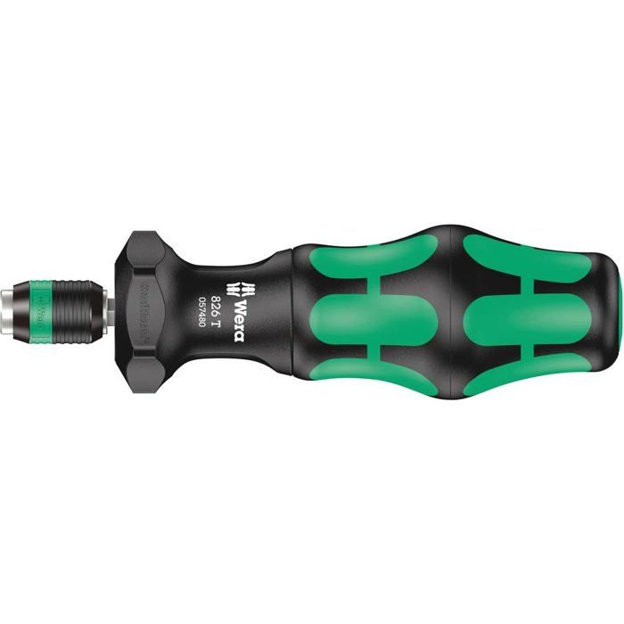 Wera 826 T Kraftform Turbo 05057480001 Porte-embouts Kraftform Turbo 826 T avec mandrin à changement rapide Rapidaptor | EMBOUT DE