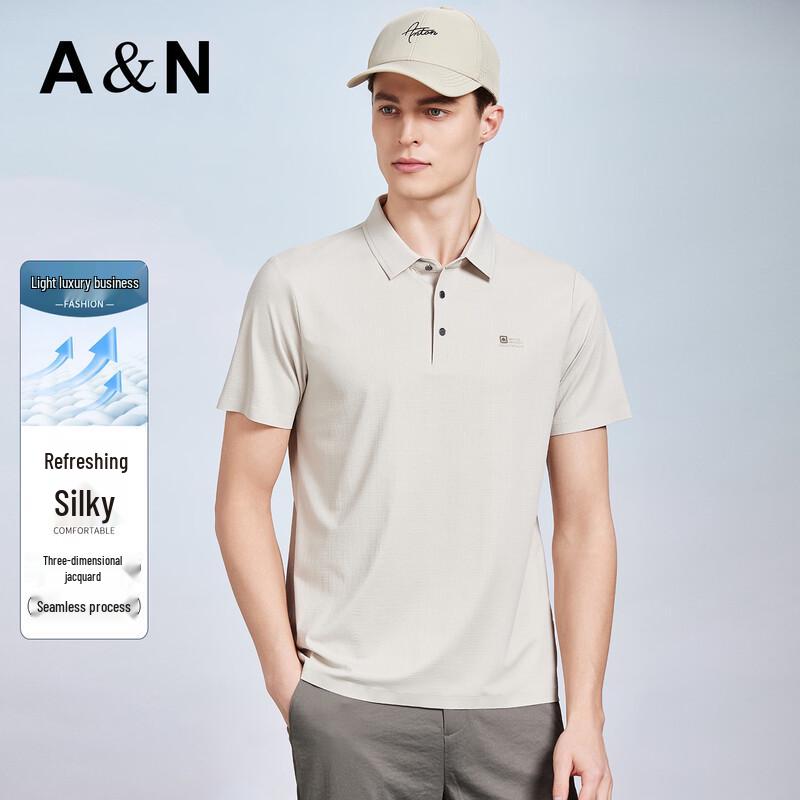 

Antonio Men s Business Casual Short-Sleeve Polo Shirt 48 (170/88A)
