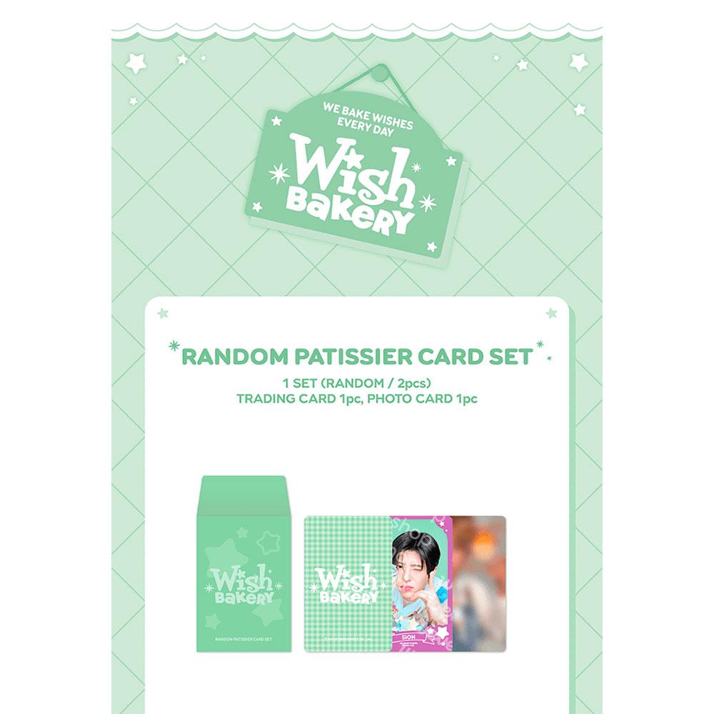 [pre-order] NCT WISH Wish Bakery MD RANDOM PATISSIER CARD SET, RANDOM TTIBU STICKER SET, RANDOM SQUISHY BREAD