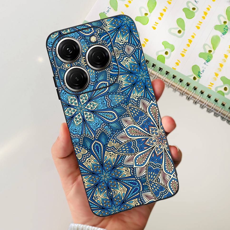 For Tecno Spark 20 Pro Case Astronaut Luxury Flower TPU Soft Silicone Back Cover For Tecno Spark 20Pro 6.78" Bumper Phone Case